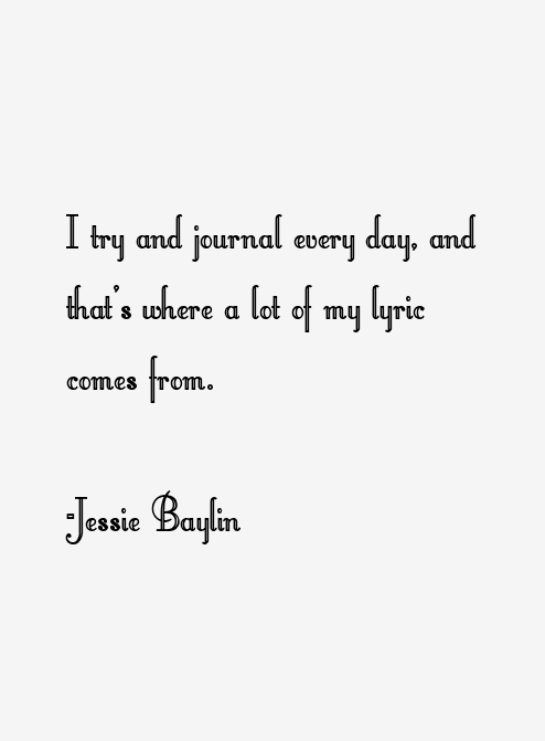 Jessie Baylin Quotes