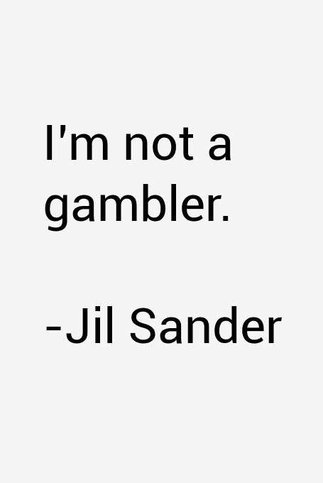 Jil Sander Quotes