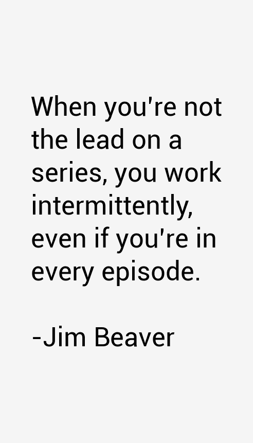 Jim Beaver Quotes