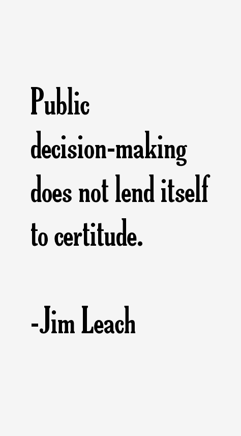 Jim Leach Quotes