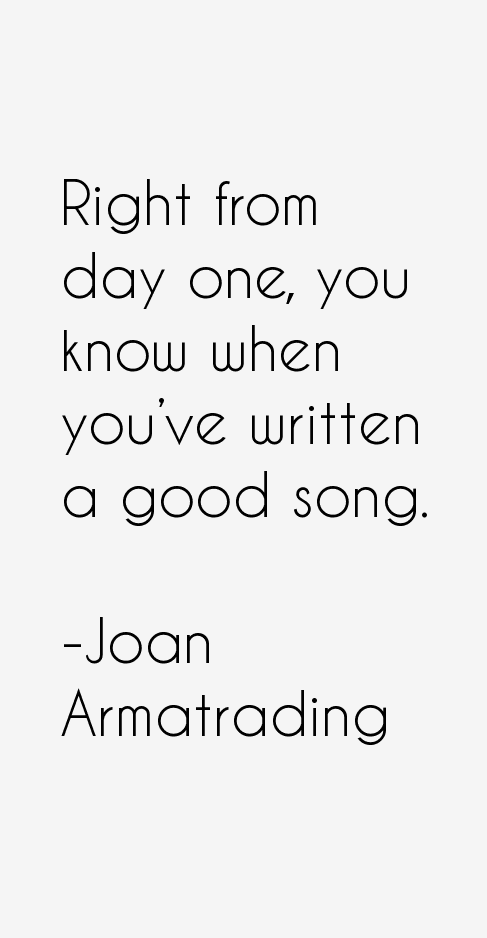 Joan Armatrading Quotes