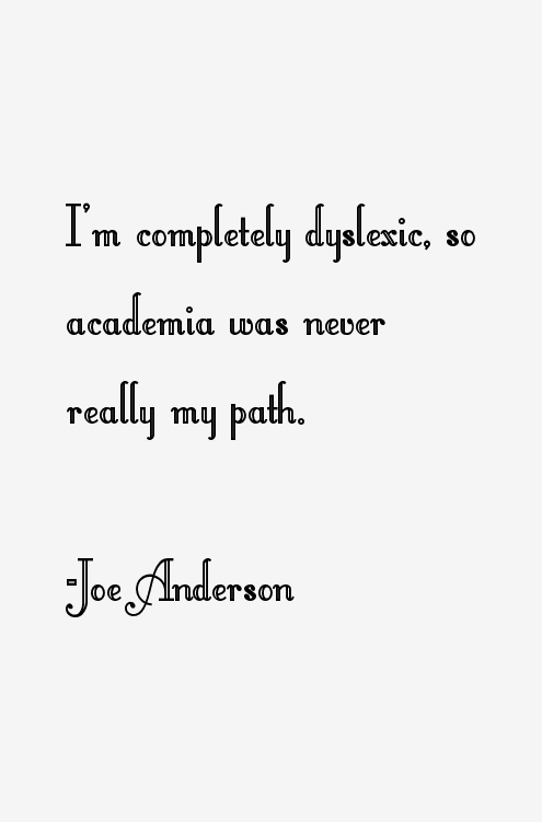 Joe Anderson Quotes