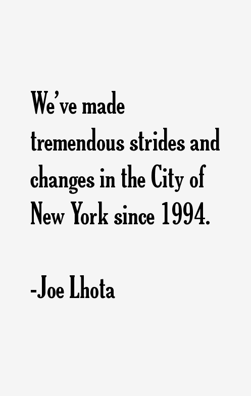 Joe Lhota Quotes