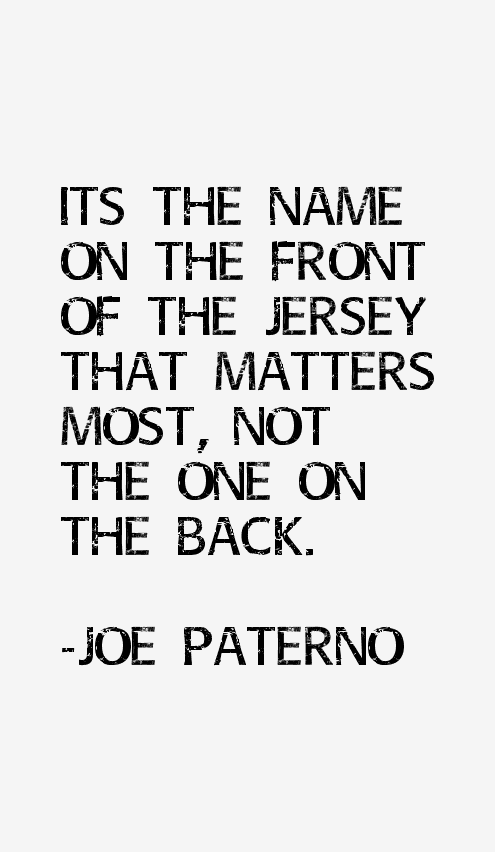 Joe Paterno Quotes