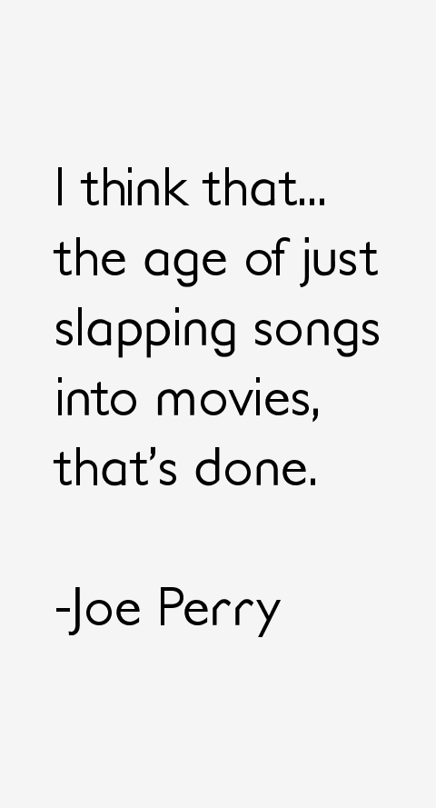 Joe Perry Quotes