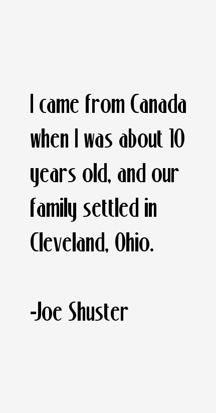 Joe Shuster Quotes