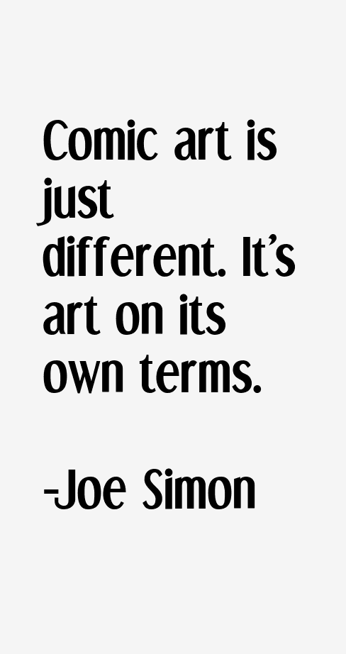 Joe Simon Quotes