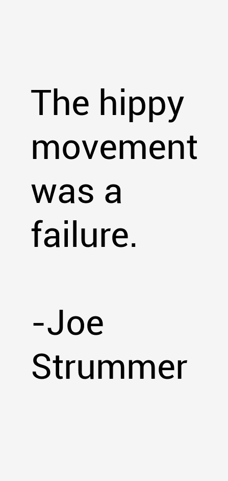 Joe Strummer Quotes