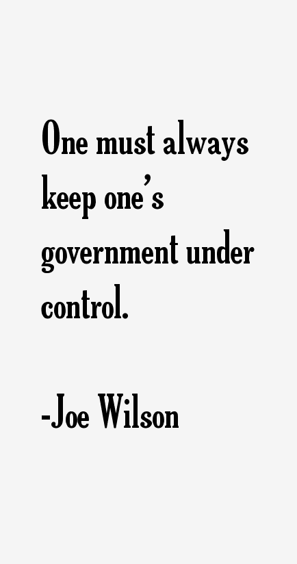 Joe Wilson Quotes