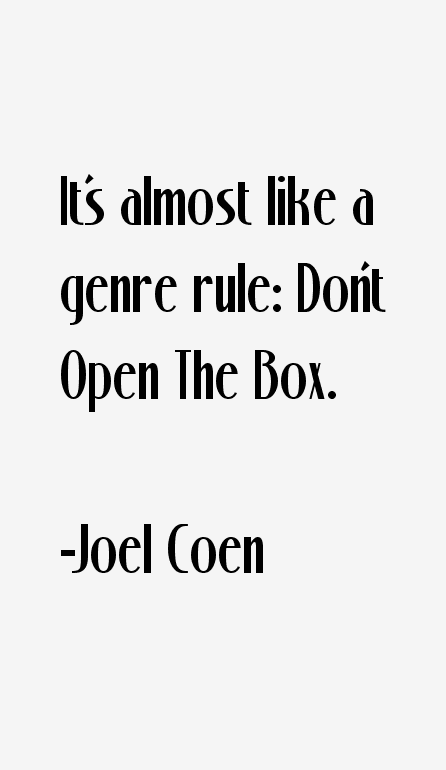 Joel Coen Quotes