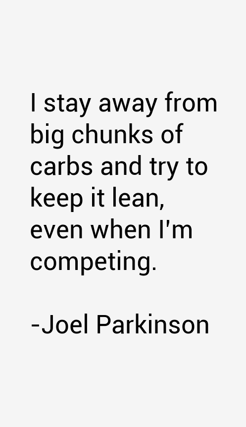 Joel Parkinson Quotes