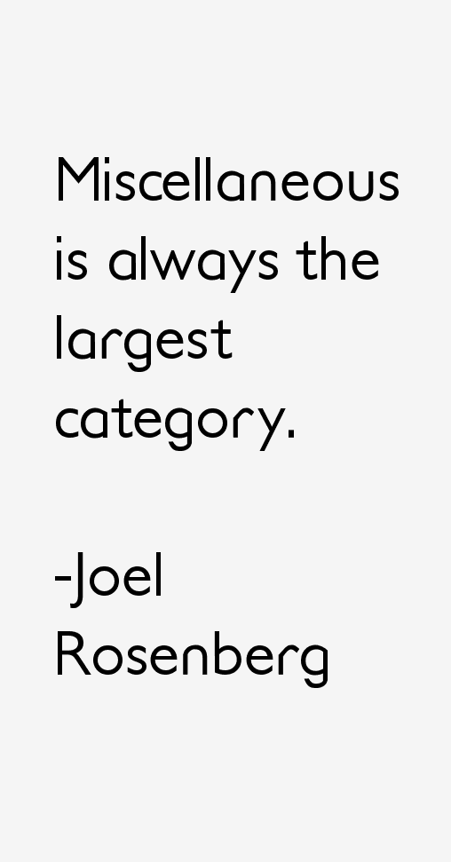Joel Rosenberg Quotes