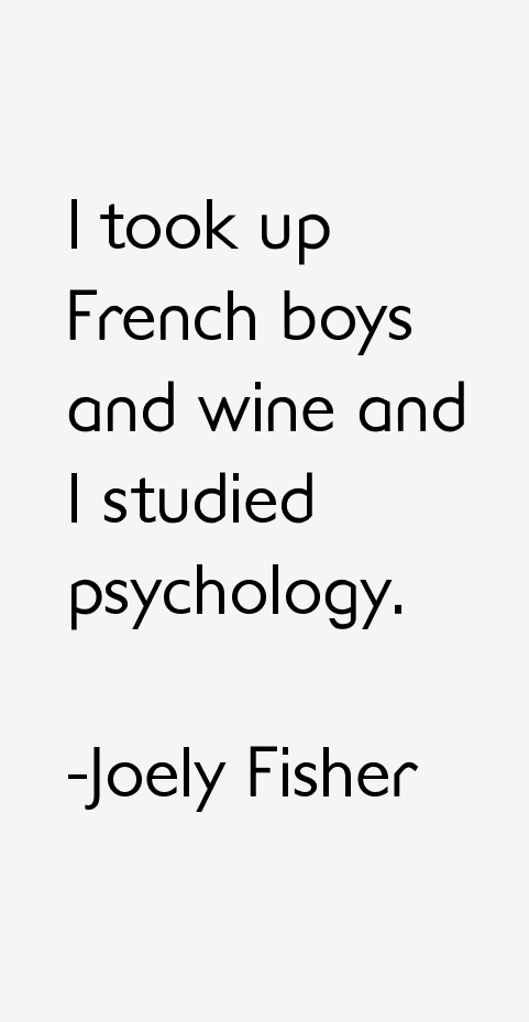 Joely Fisher Quotes