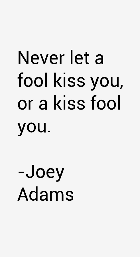 Joey Adams Quotes