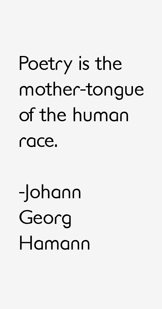 Johann Georg Hamann Quotes