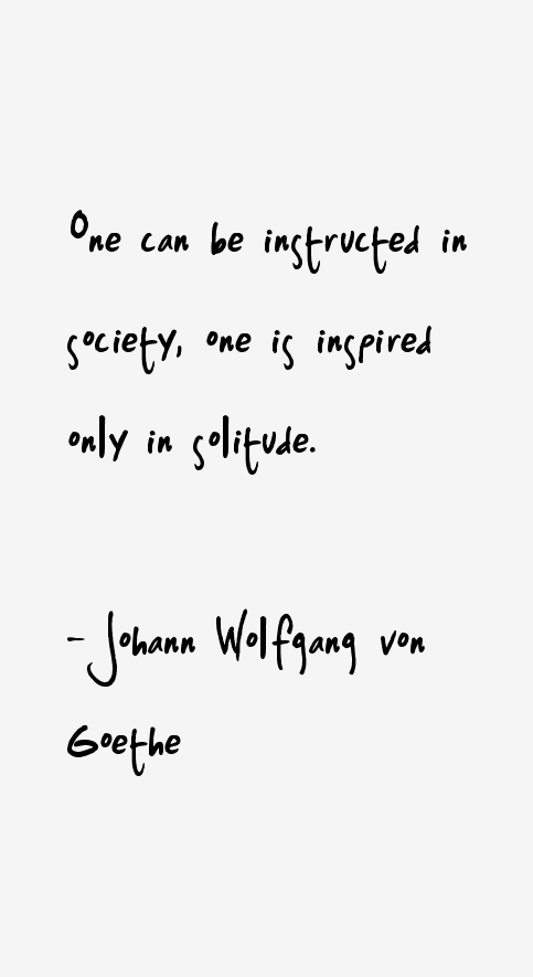 Johann Wolfgang von Goethe Quotes