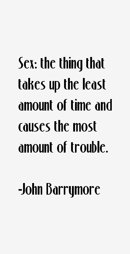 John Barrymore Quotes