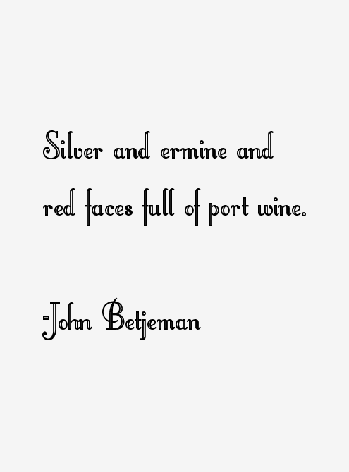 John Betjeman Quotes
