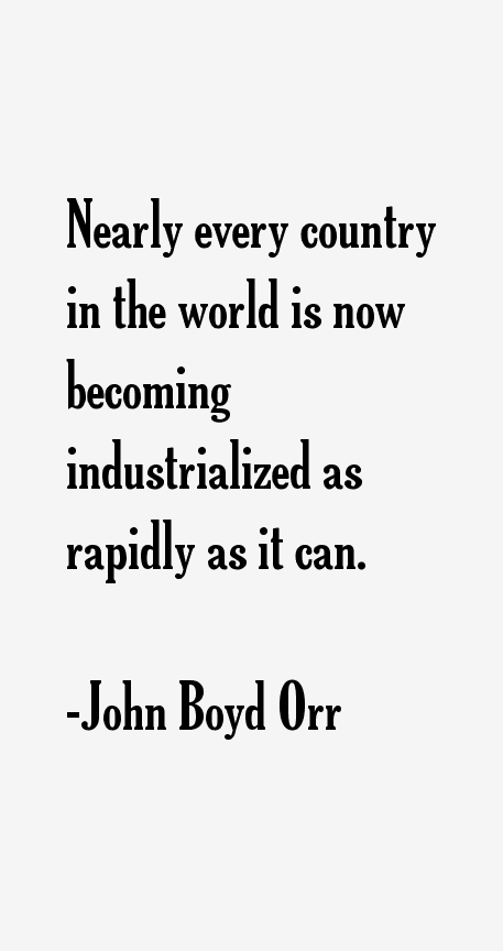 John Boyd Orr Quotes