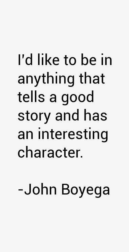 John Boyega Quotes