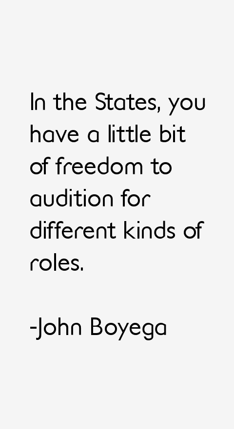 John Boyega Quotes