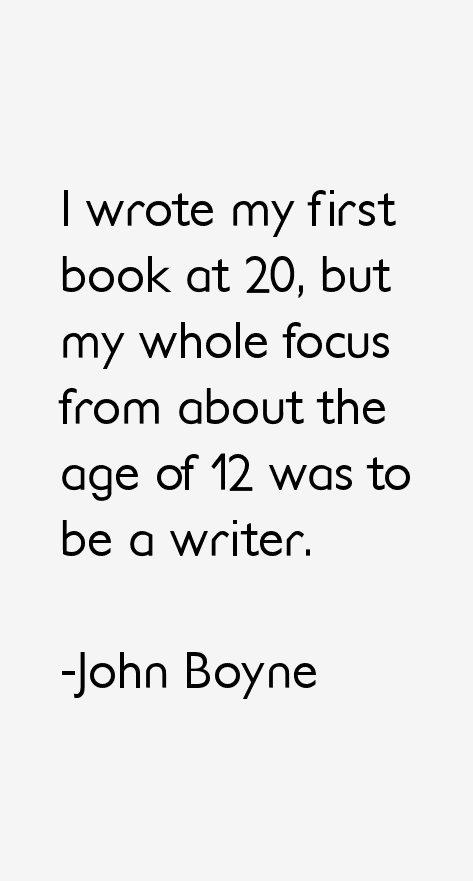 John Boyne Quotes