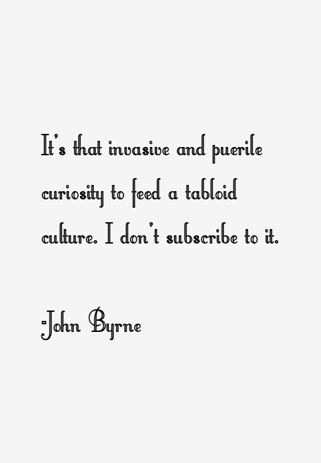 John Byrne Quotes