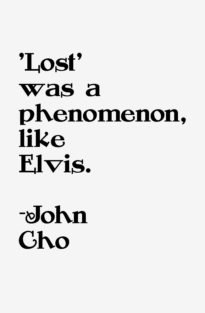 John Cho Quotes