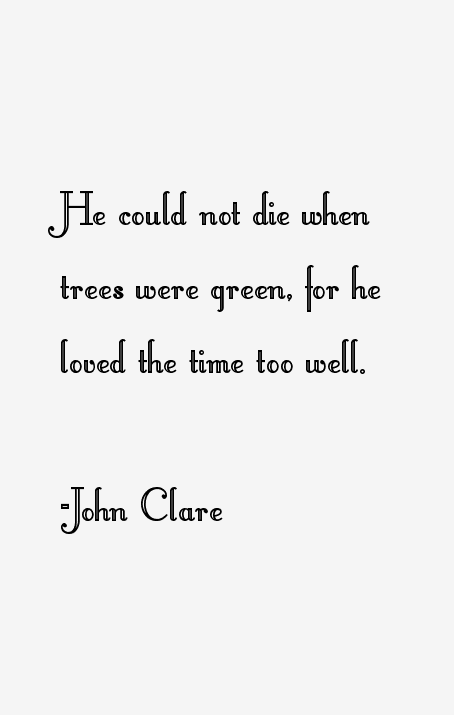 John Clare Quotes