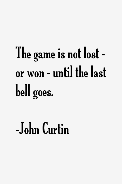 John Curtin Quotes