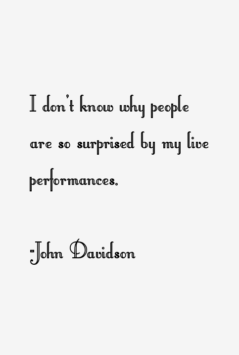John Davidson Quotes