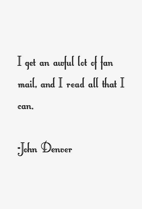 John Denver Quotes