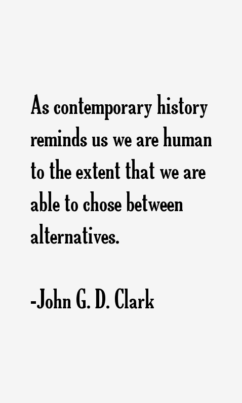 John G. D. Clark Quotes