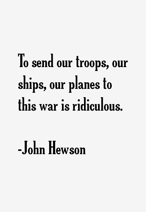 John Hewson Quotes