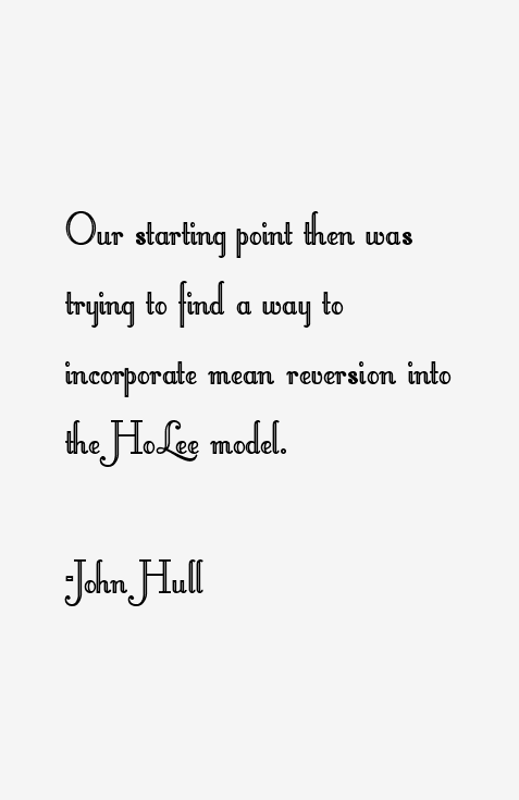 John Hull Quotes