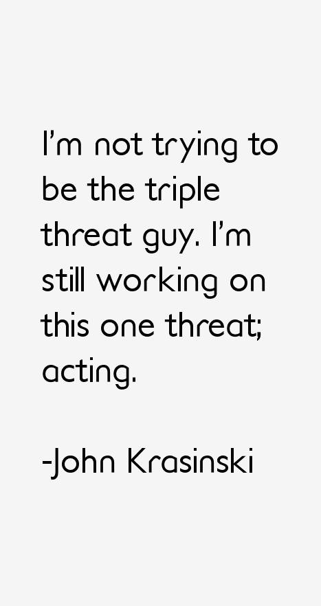 John Krasinski Quotes