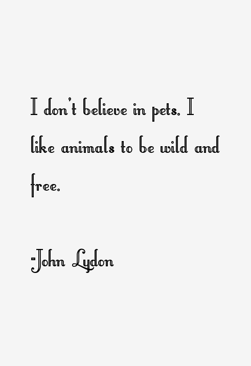 John Lydon Quotes