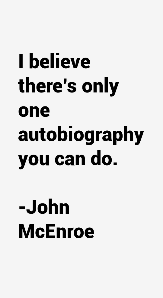 John McEnroe Quotes