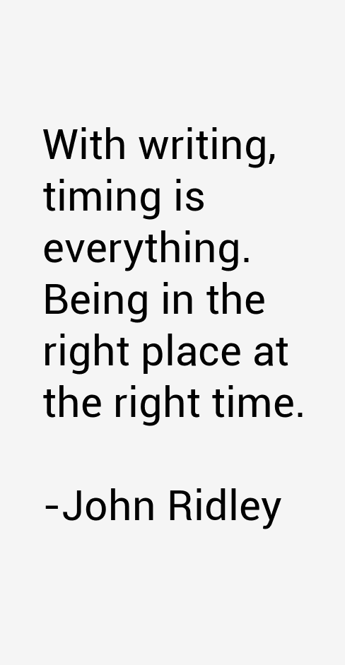 John Ridley Quotes