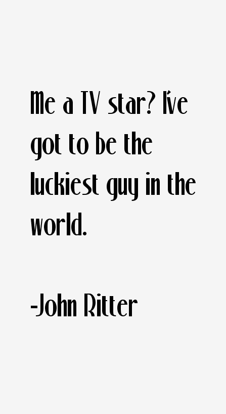 John Ritter Quotes