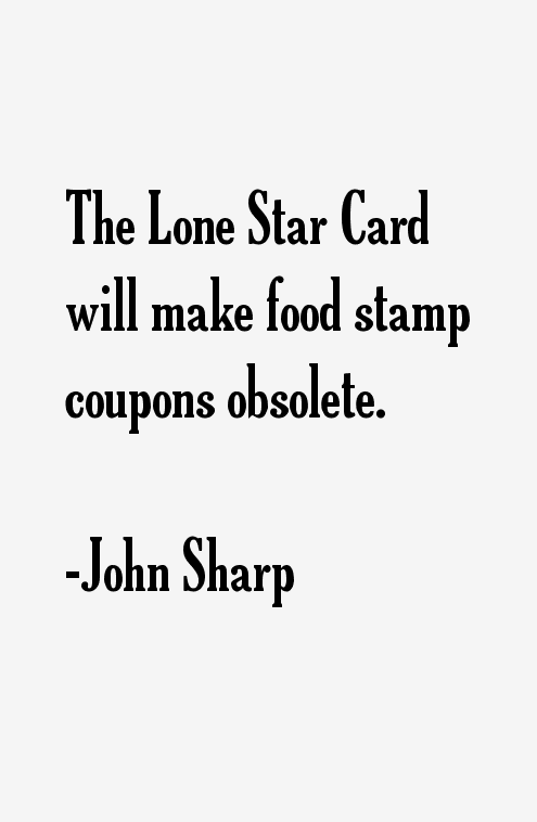 John Sharp Quotes