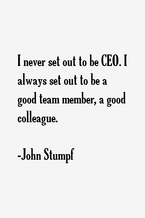 John Stumpf Quotes