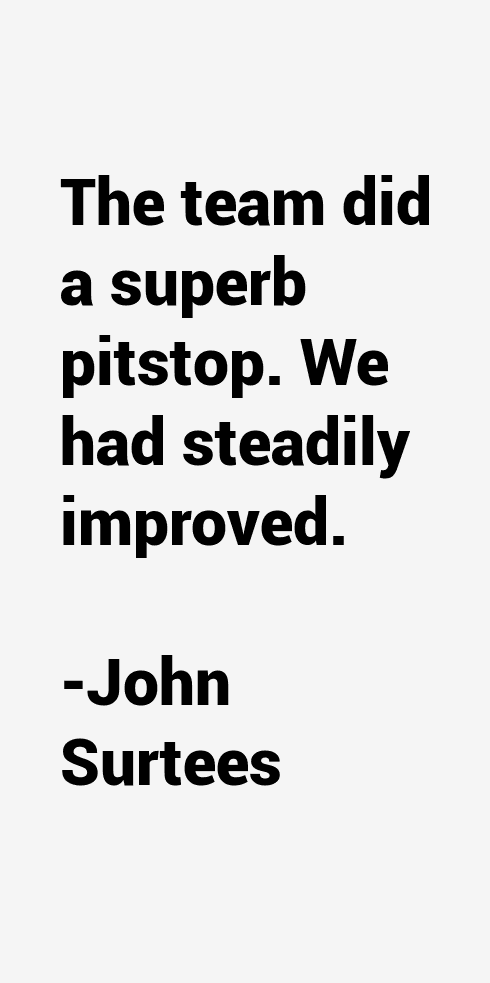 John Surtees Quotes