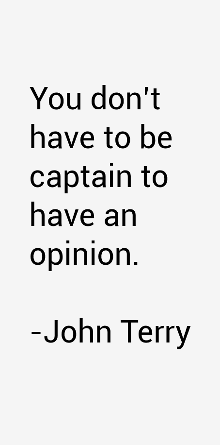 John Terry Quotes