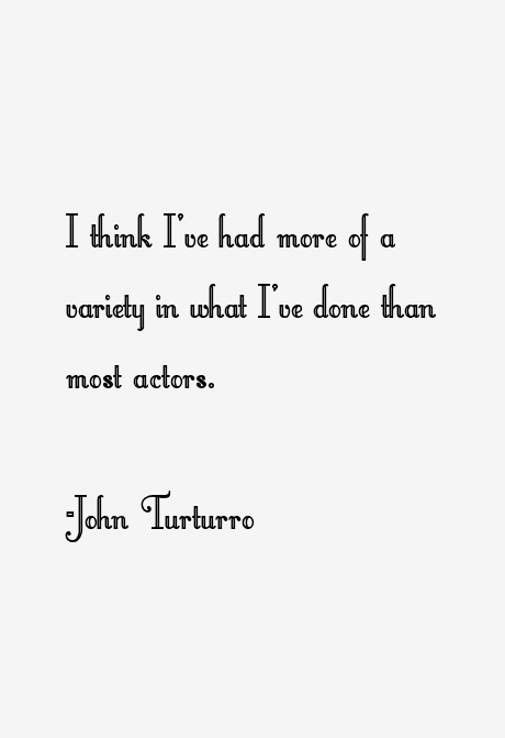 John Turturro Quotes