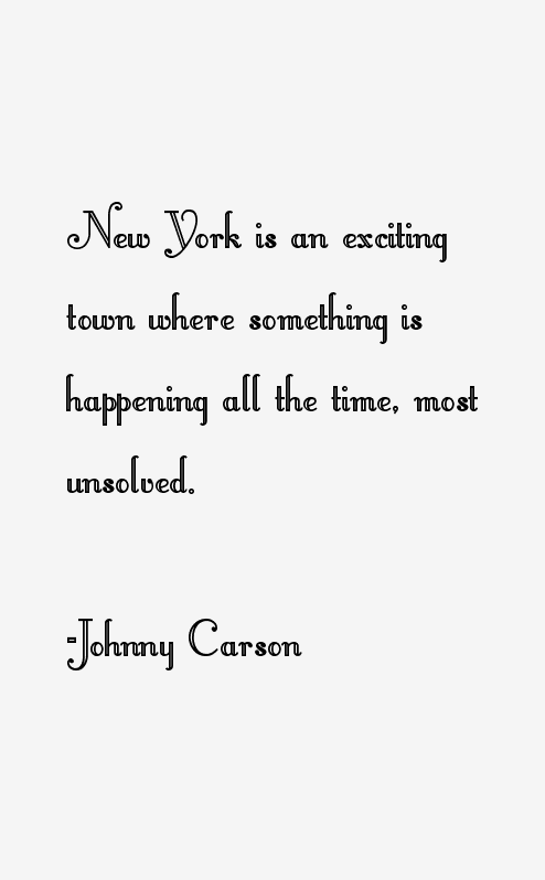 Johnny Carson Quotes