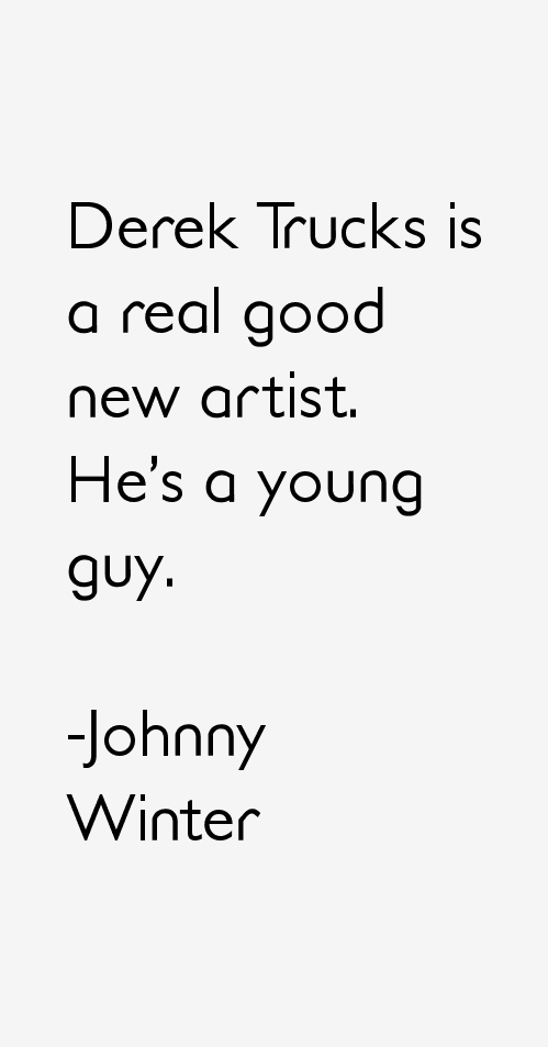 Johnny Winter Quotes