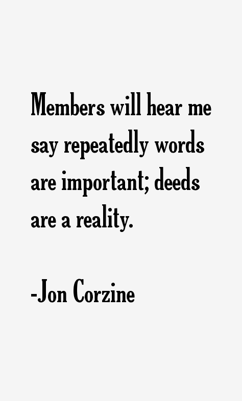 Jon Corzine Quotes