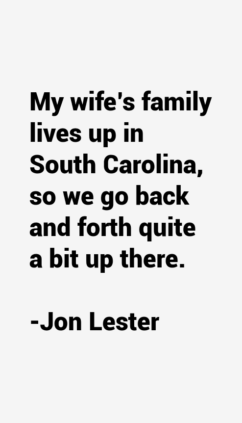 Jon Lester Quotes