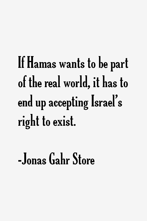 Jonas Gahr Store Quotes